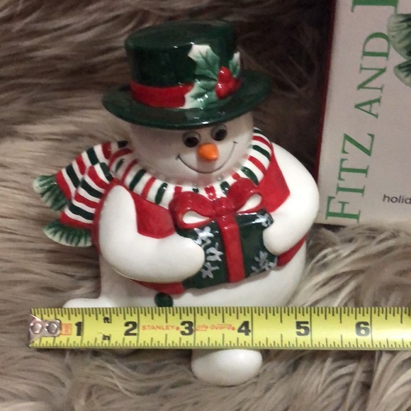 New in Box-Fitz and Floyd Lidded Snowman Box-Ceramic-2003 - Picture 9 of 16